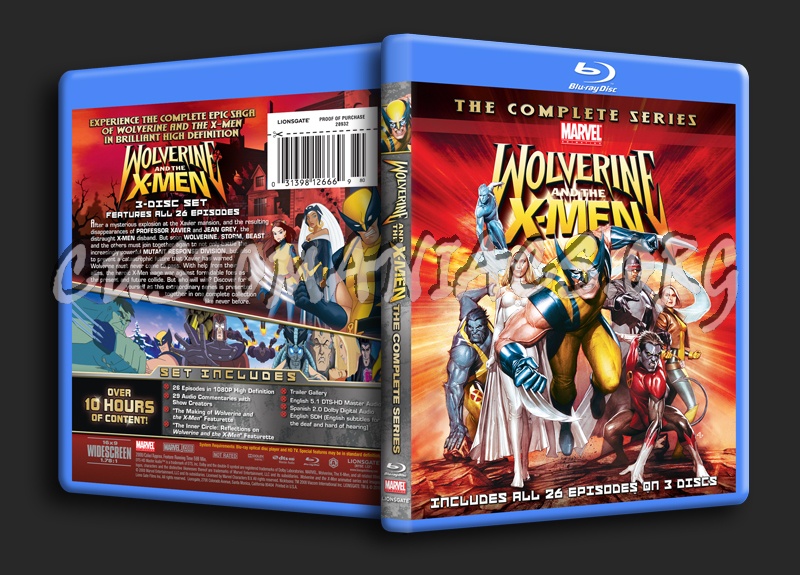 Wolverine and the X-Men The Complete Series blu-ray cover