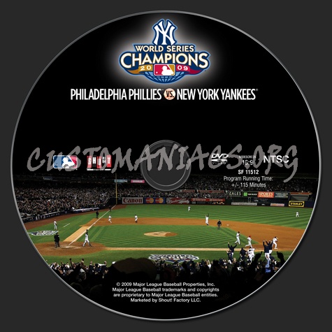 World Series 2009 Champions dvd label