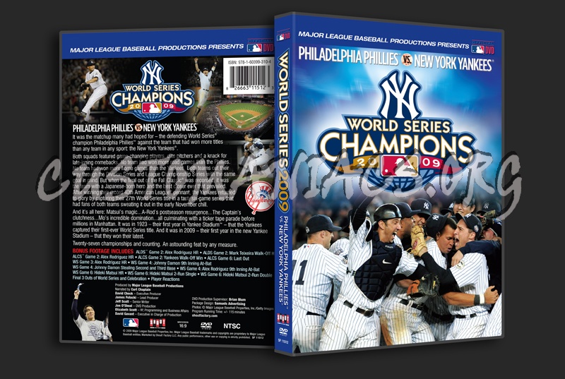 World Series 2009 Champions dvd cover