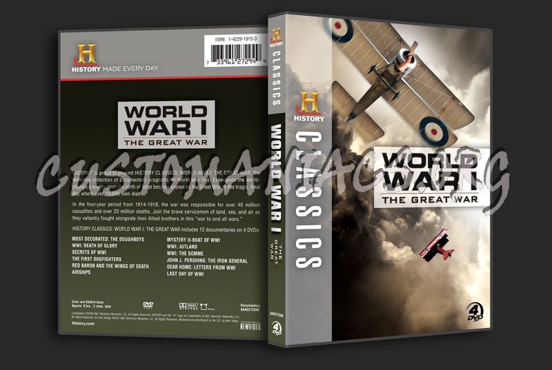 World War I The Great War dvd cover