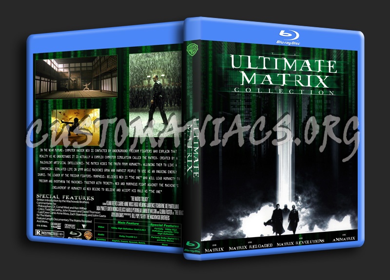 The Matrix Collection blu-ray cover