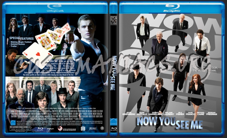 Now You See Me dvd cover