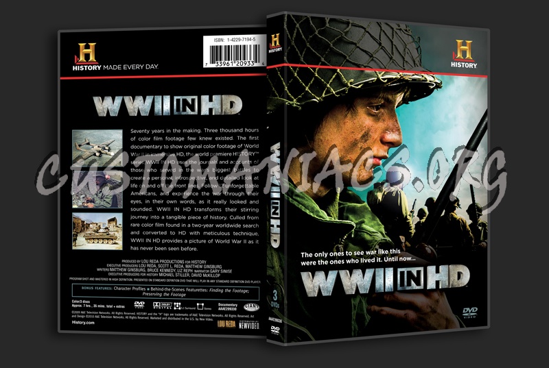 WWII in HD dvd cover