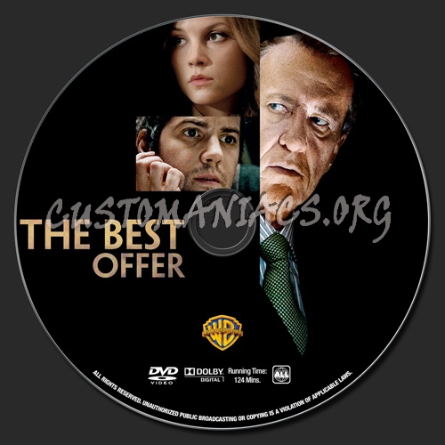 The Best Offer dvd label
