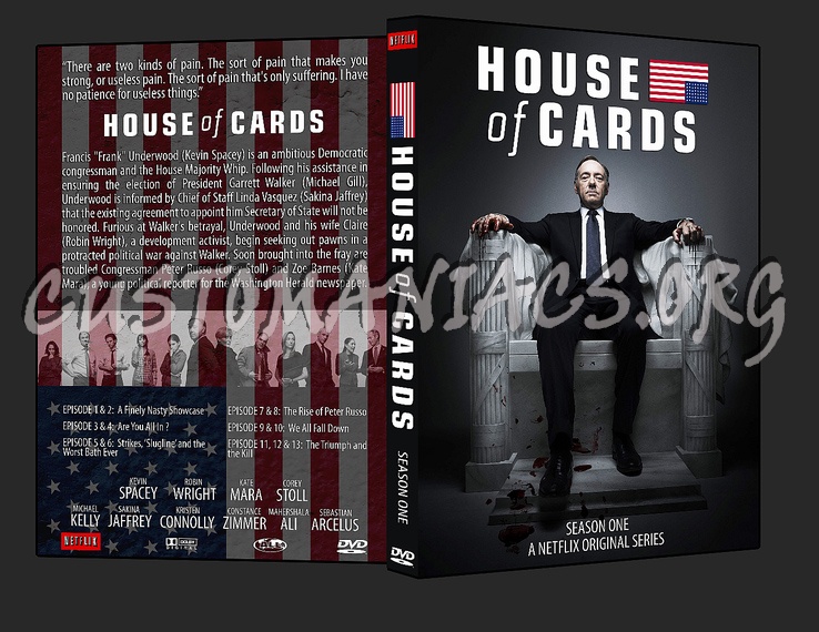 House of Cards - Season 1 dvd cover