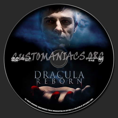 Dracula Reborn dvd label