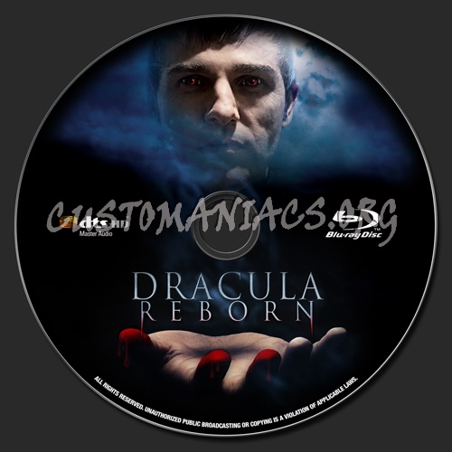 Dracula Reborn blu-ray label