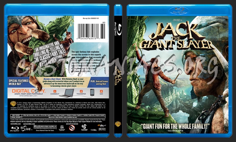 Jack The Giant Slayer blu-ray cover
