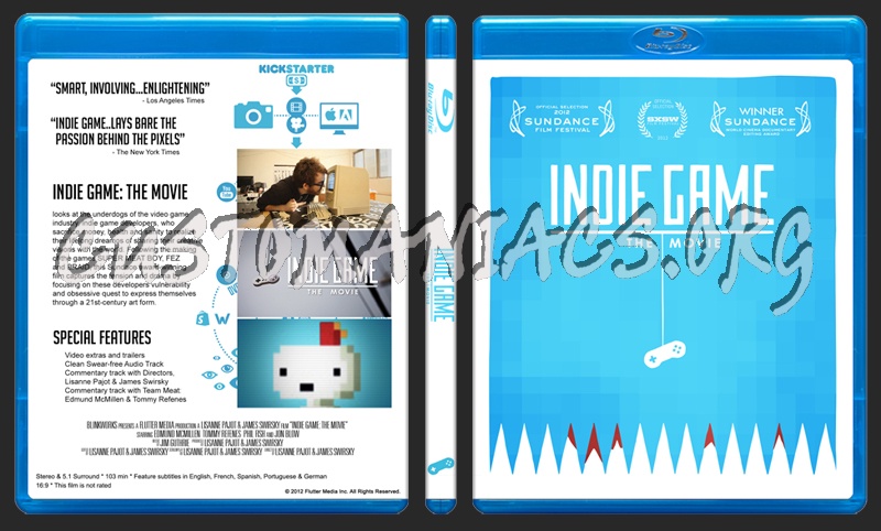 Indie Game: The Movie blu-ray cover - DVD Covers & Labels by ...