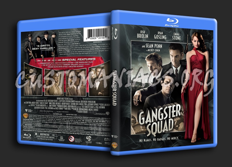 Gangster Squad blu-ray cover