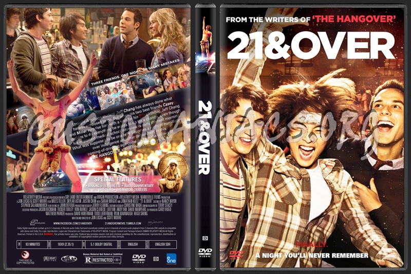 21 & Over (aka 21 and Over) dvd cover