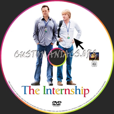 The Internship dvd label