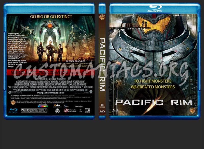 Pacific Rim blu-ray cover