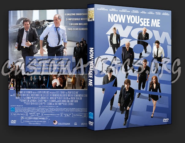 Now You See Me dvd cover