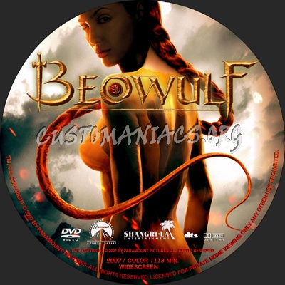 Beowulf dvd label