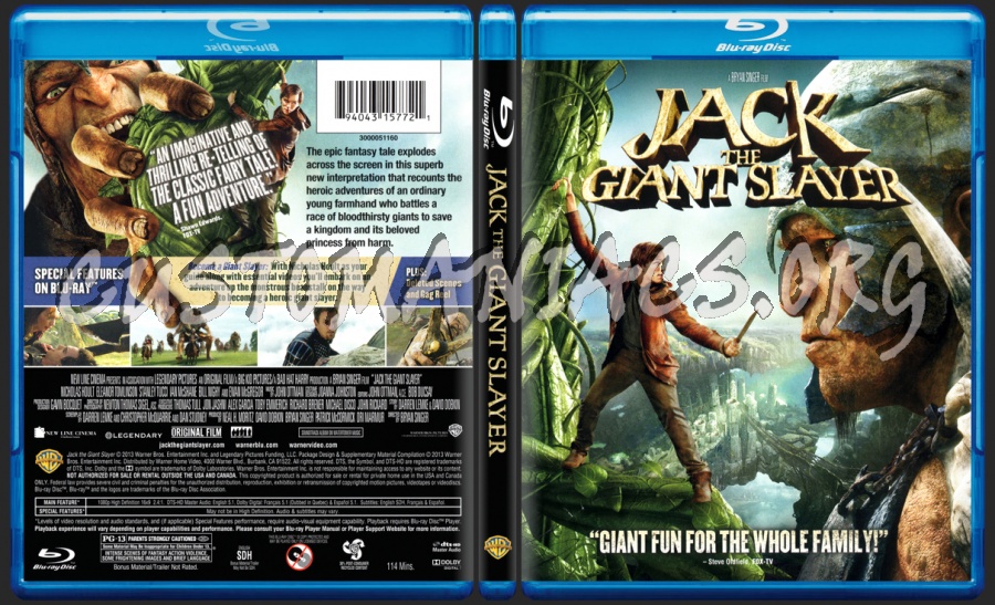 Jack The Giant Slayer blu-ray cover