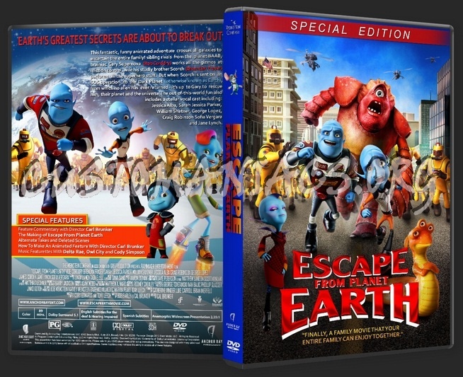 Escape from Planet Earth dvd cover