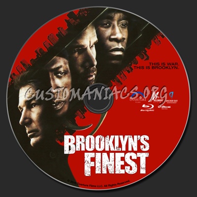 Brooklyn's Finest blu-ray label