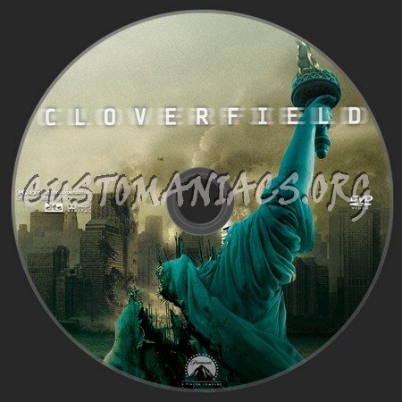 Cloverfield dvd label
