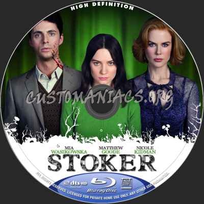 Stoker blu-ray label