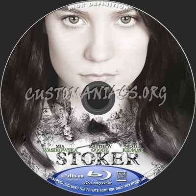 Stoker blu-ray label