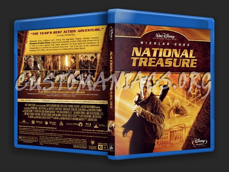 National Treasure blu-ray cover