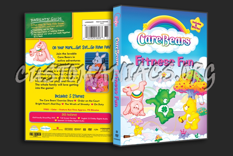 Care Bears Fitness Fun dvd cover