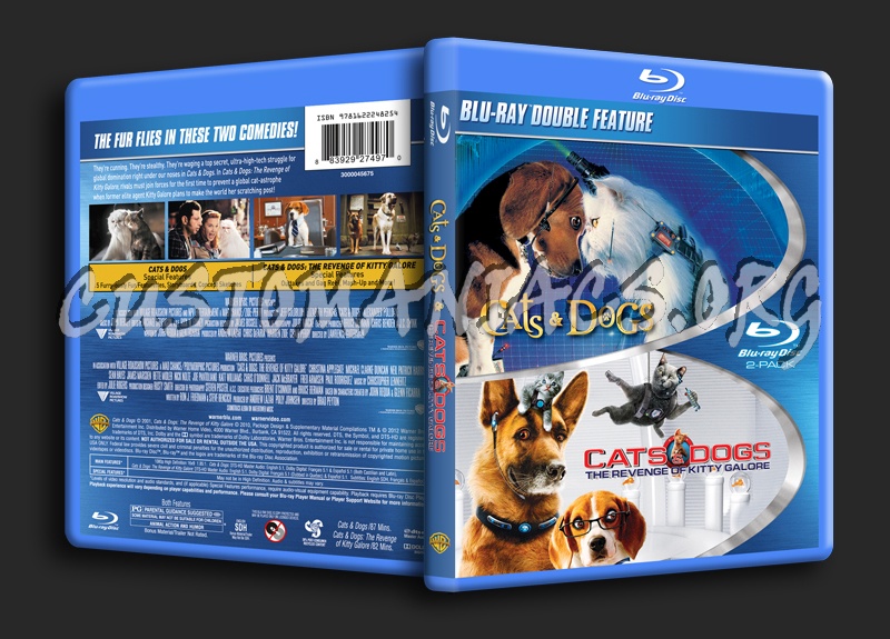 Cats & Dogs Double Feature blu-ray cover