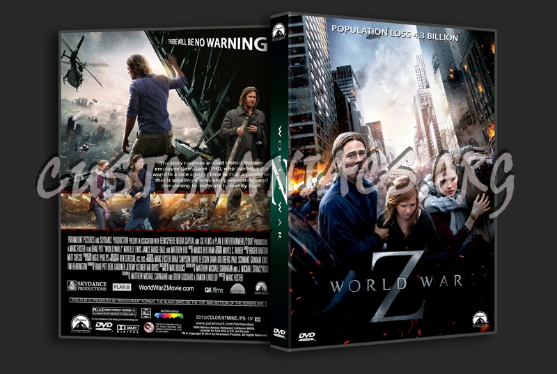 World War Z dvd cover