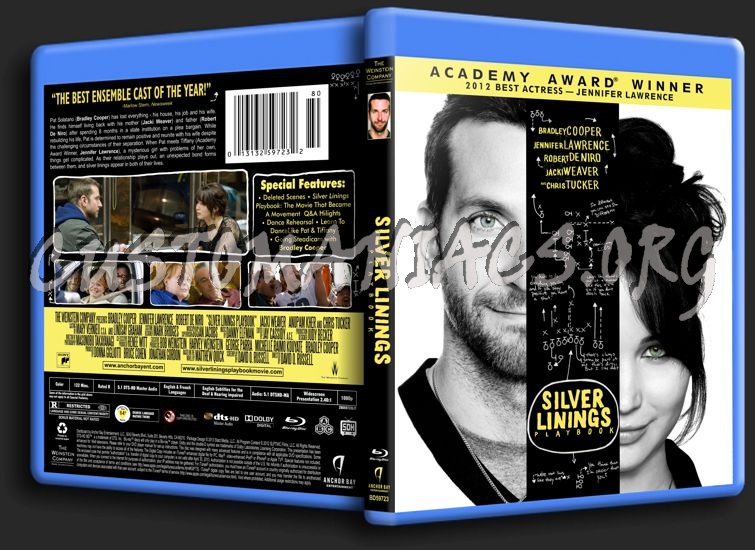 Silver Linings Playbook blu-ray cover