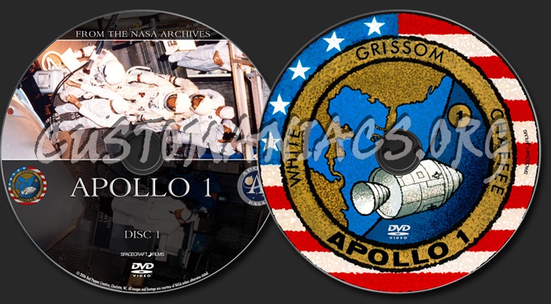 Apollo 1 dvd label