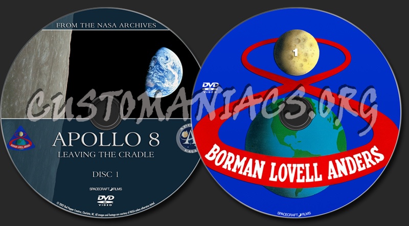 Apollo 8 - Leaving The Cradle dvd label