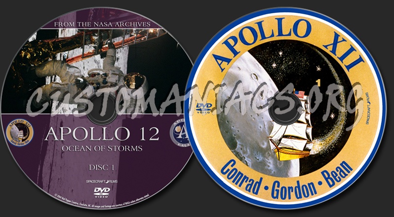 Apollo 12 - Ocean Of Storms dvd label