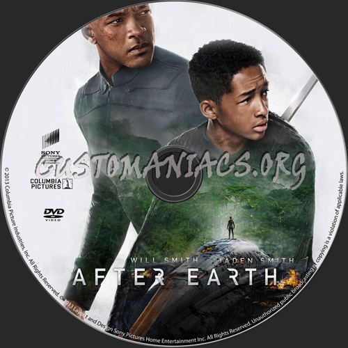 After Earth dvd label