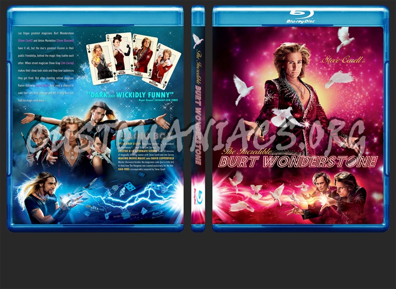 The Incredible Burt Wonderstone blu-ray cover