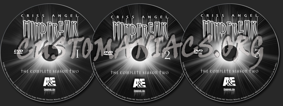 Chriss Angel Mindfreak Season 2 dvd label
