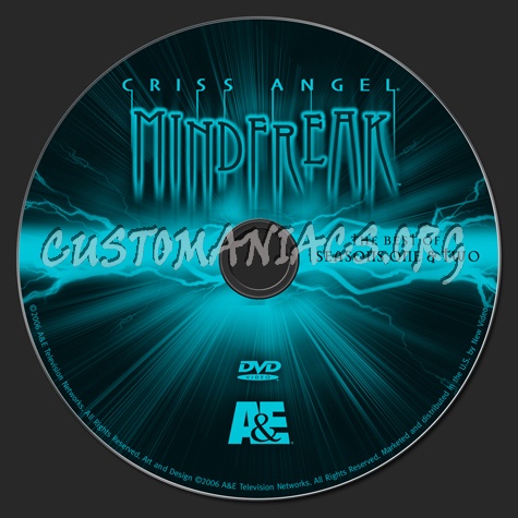 Chriss Angel Mindfreak the Best of Season 1 &2 dvd label