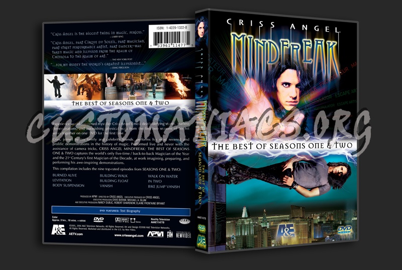 Chriss Angel Mindfreak the Best of Season 1 &2 dvd cover