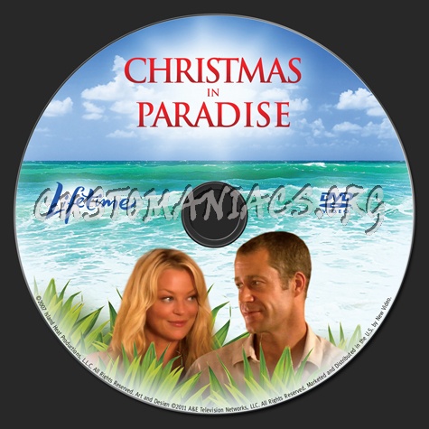 Christmas in Paradise dvd label