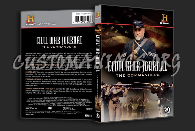 Civil War Journal The Commanders dvd cover