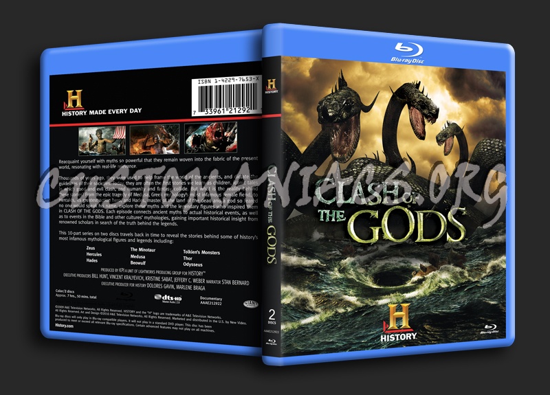 Clash of the Gods blu-ray cover