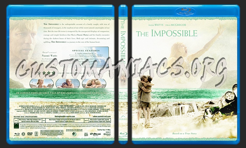 The Impossible blu-ray cover