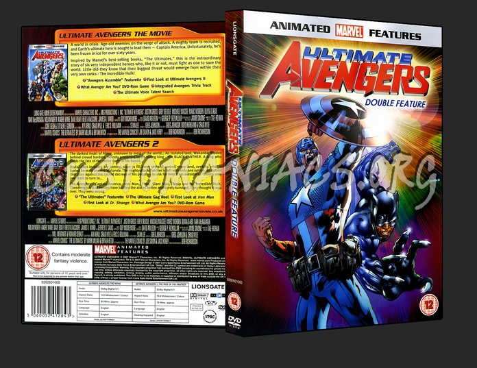 The Ultimate Avengers dvd cover