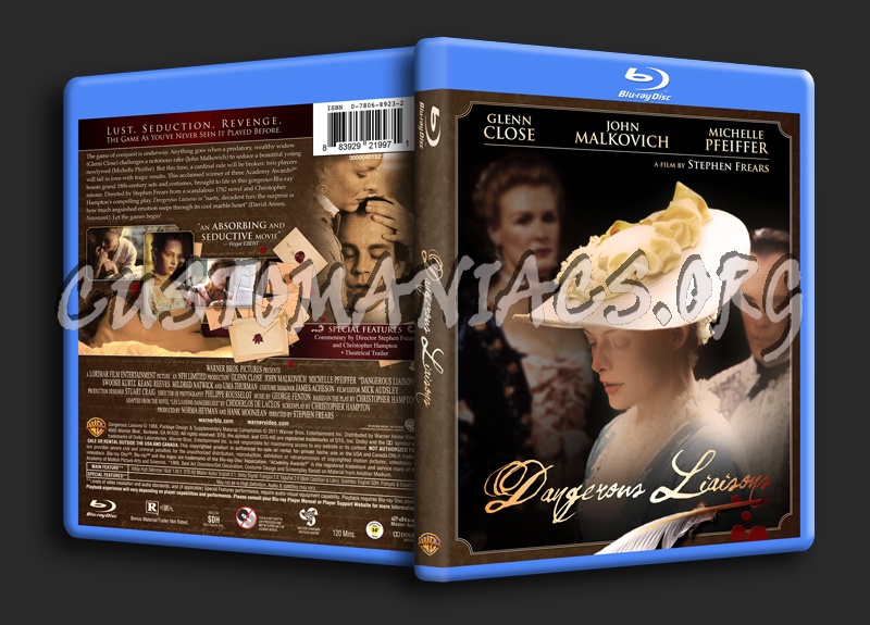 Dangerous Liaisons blu-ray cover