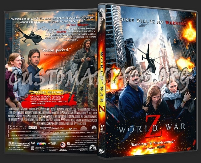 World War Z dvd cover