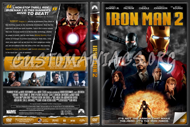 Iron Man 2 dvd cover