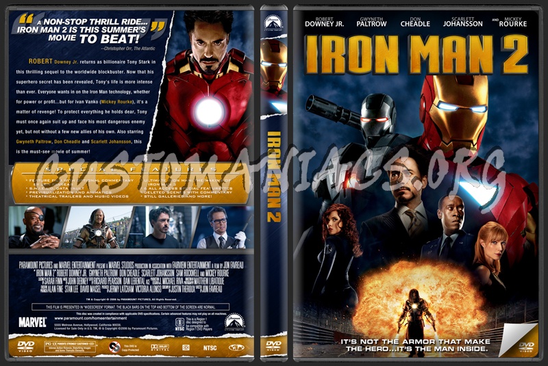 Iron Man 2 dvd cover