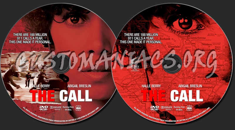 The Call dvd label