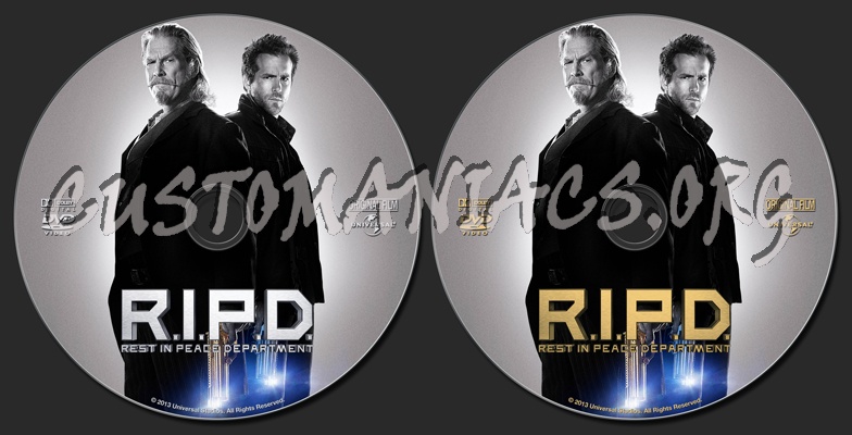 R.I.P.D. (RIPD Rest In Peace Department) dvd label