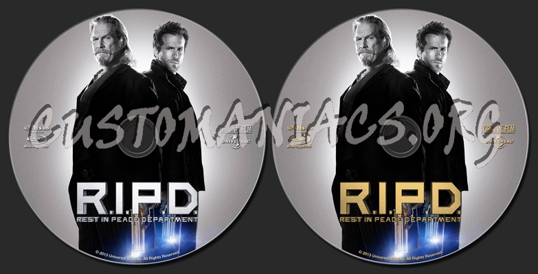 R.I.P.D. (RIPD Rest In Peace Department) blu-ray label